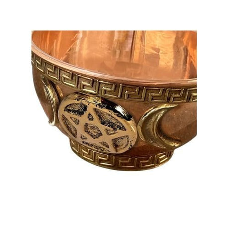 Triple Moon Copper Offering Bowl 3"D (Cuenco Ritual de Triple Luna) - Shop Cosmic Healing