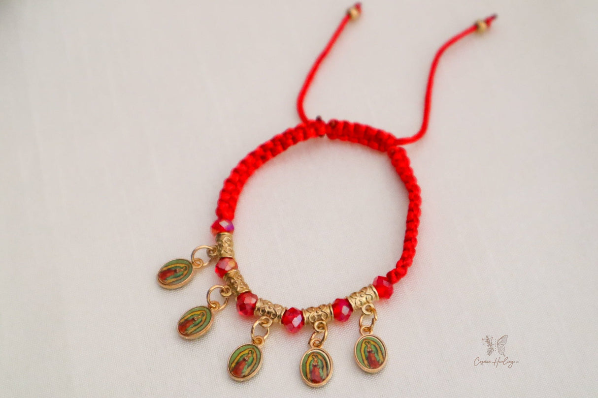 Virgen de Guadalupe icon charm bracelet