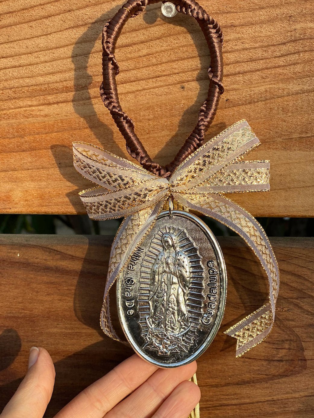 Virgen De Guadalupe Home Protection Medal - Shop Cosmic Healing