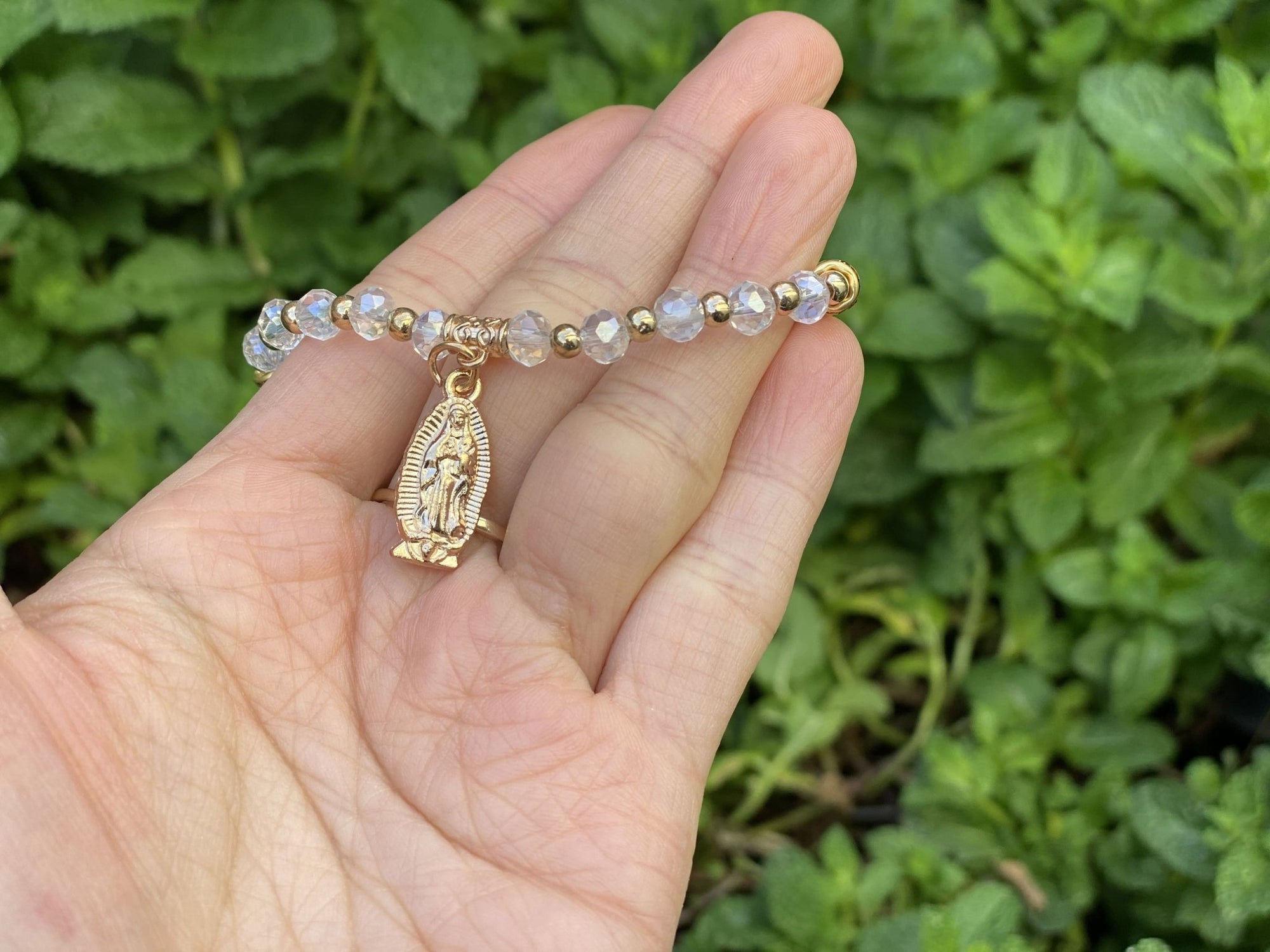 Virgencita Bracelet de Cristal - Shop Cosmic Healing