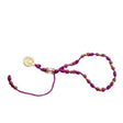 Wine & Gold Saint Benedict Knotted Rope Bracelet - Shop Cosmic Healing