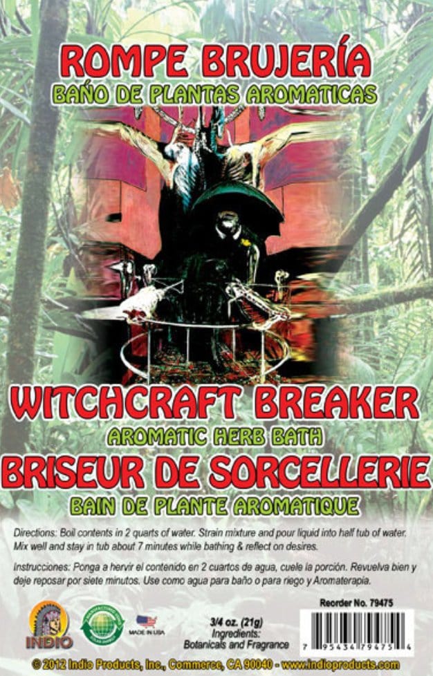 Witchcraft Breaker (Rompe Brujería) Bath Herbs Envelope - 0.75oz - Shop Cosmic Healing