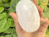 XXL Mangano Calcite Palm Stone-Pakistan - Shop Cosmic Healing