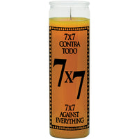 7x7 (Contra Todo) Against Everything Candle- Gold