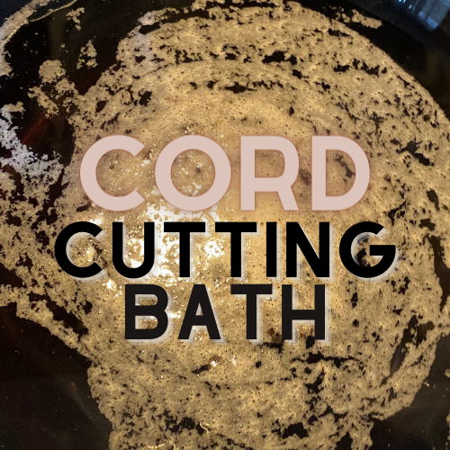 Black Walnut Cord Cutting Bath