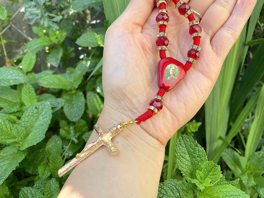 Saint Benedict Adjustable Auto Rosary