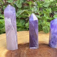 Natural Purple Fluorite Towers