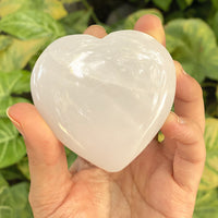 Mangano Calcite Puffy Heart From Pakistan
