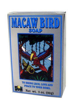 Macaw Bird Soap 3oz brings love and good health your way