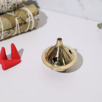 small brass incense burner