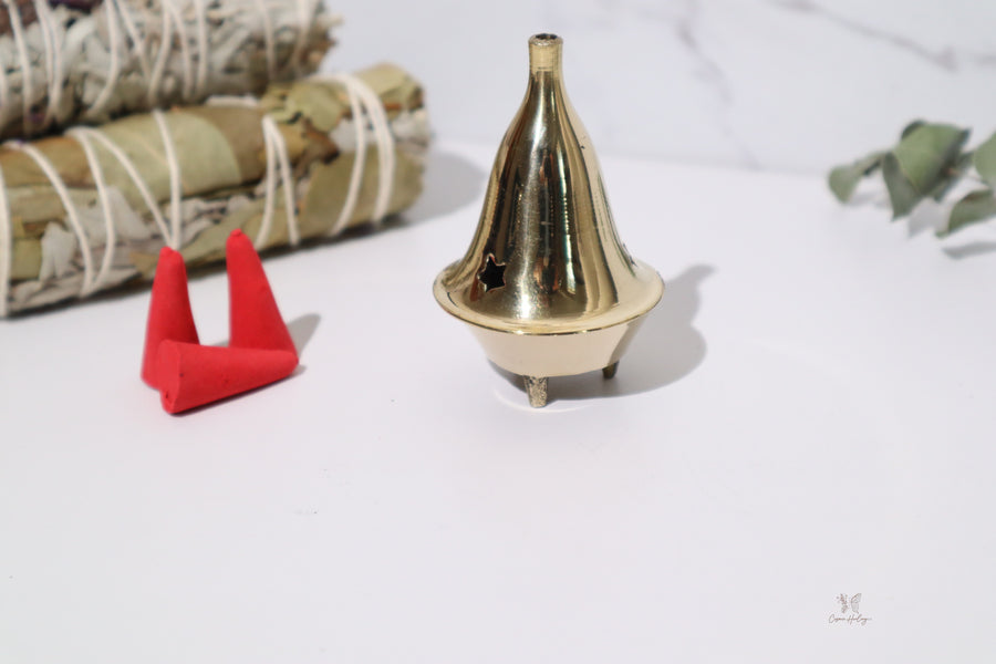 small incense burner for cone