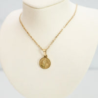Jackie San Judas Tadeo Good Fortune Necklace (Gold)