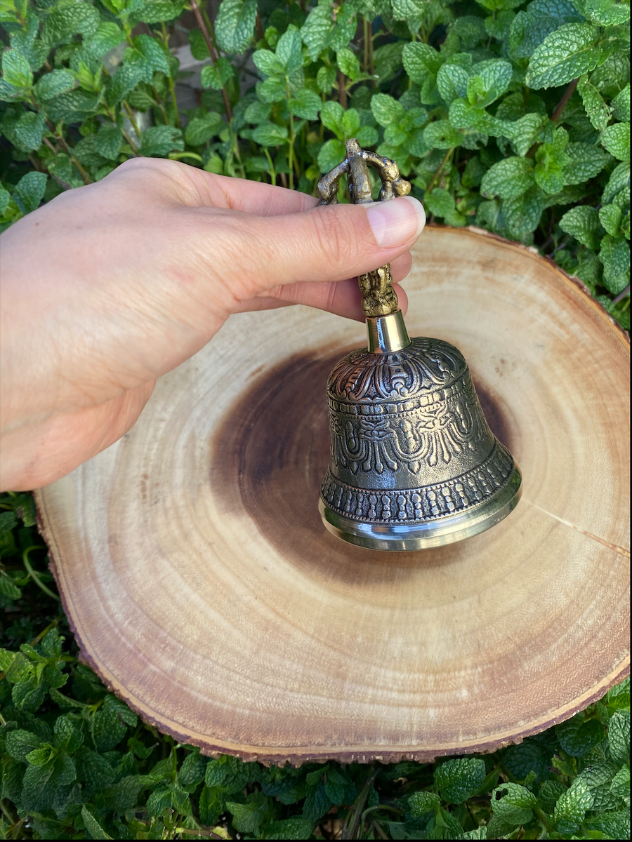Tibetan Bell with Dorji 5"