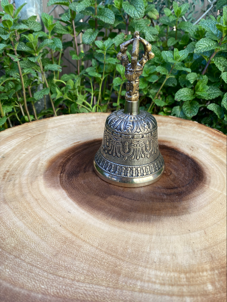Tibetan Bell with Dorji 5"