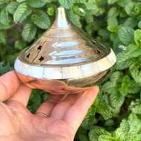 Temple Burner w/ Mother of Pearl 4"D