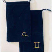 Zodiac Sign Draw String Tarot/Oracle Card Pouch