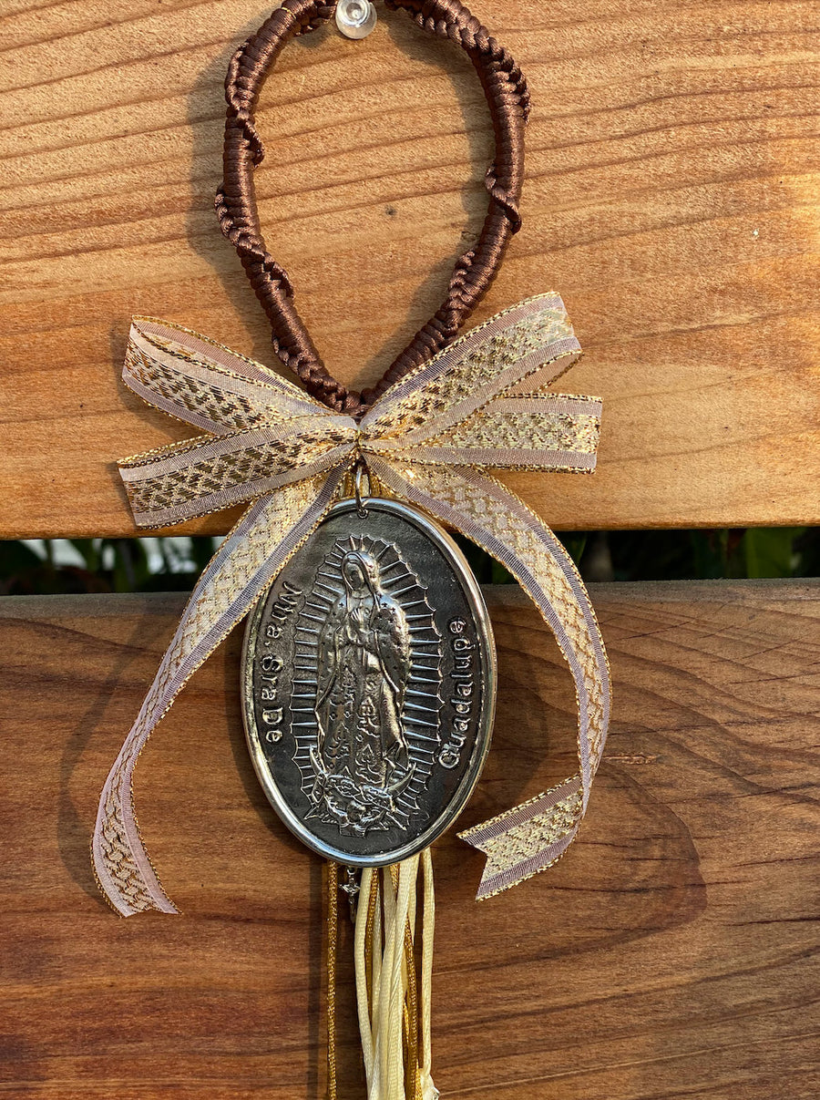 Virgen De Guadalupe Home Protection Medal
