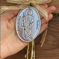 San Judas Medal Home Blessing Charm